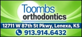 Toombs Orthodontics Sponsorship Banner